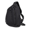 The Condor Elite Sector Sling Bag 18L by Condor features two zippered compartments, a small side pocket, and an adjustable padded shoulder strap in tactical black.